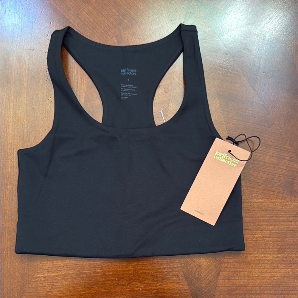 Girlfriend Collective Midnight Black Sports Bra